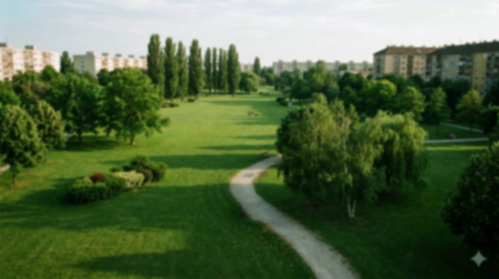 Budapest kertgondozás – rendezett városi park és zöldterület lakóövezeti környezetben